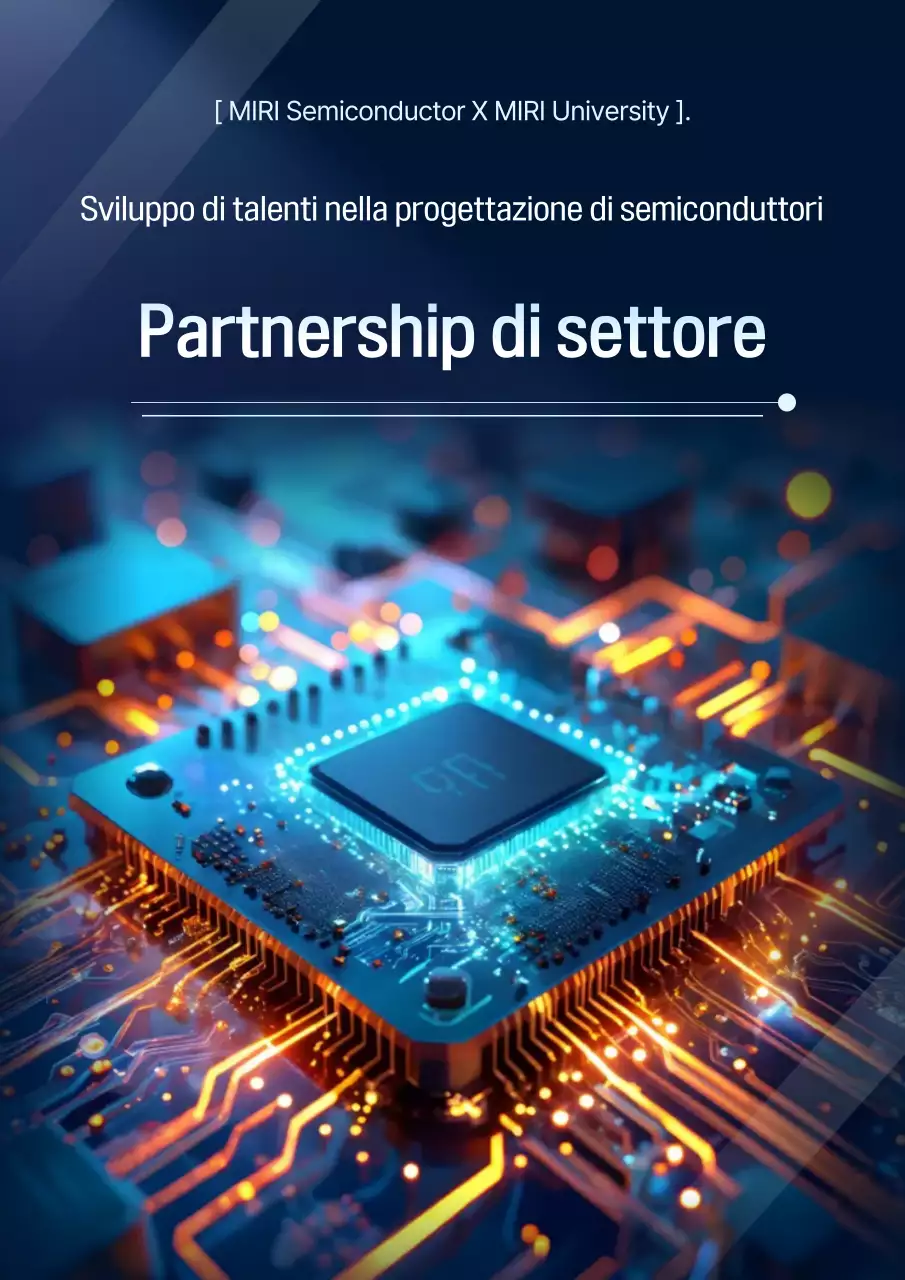 Promozione della collaborazione tecnologica moderna blu