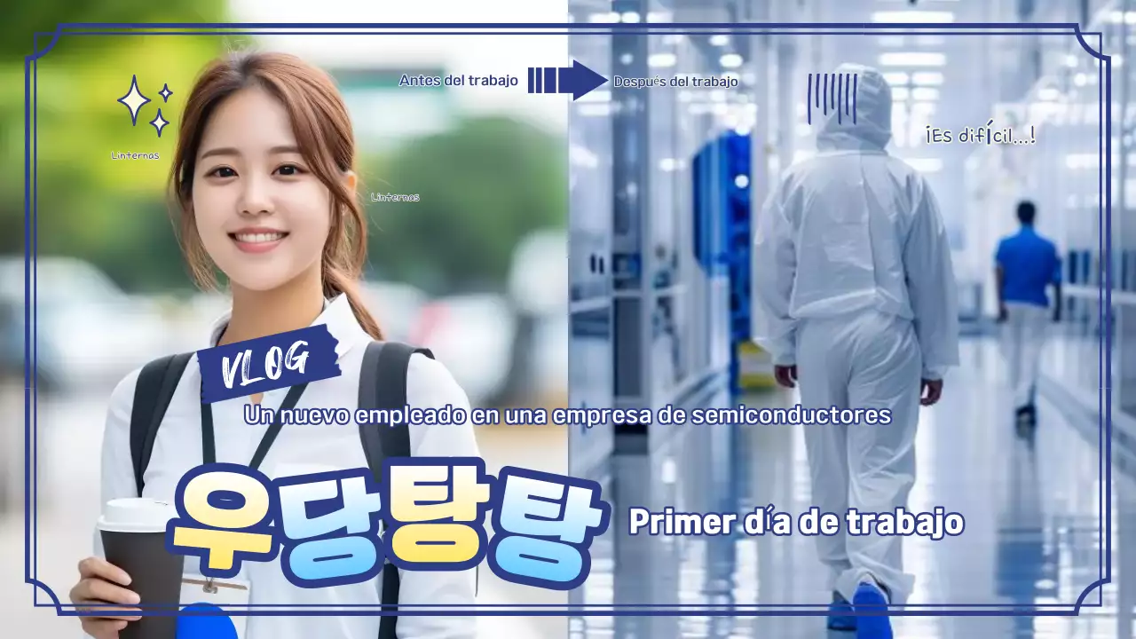 Promoción de lugar de trabajo moderno azul