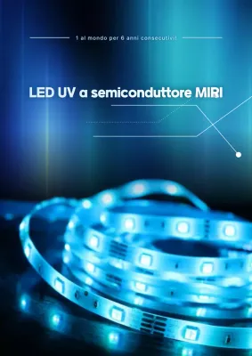 Pubblicità di illuminazione moderna blu