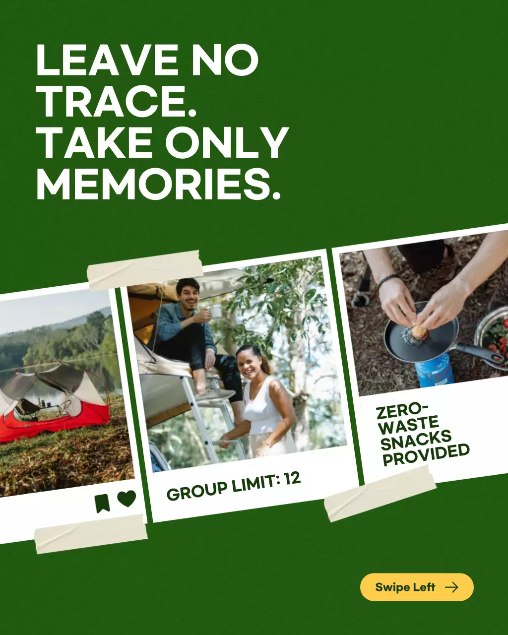 Green Aesthetic Travel Invitation Instagram Post