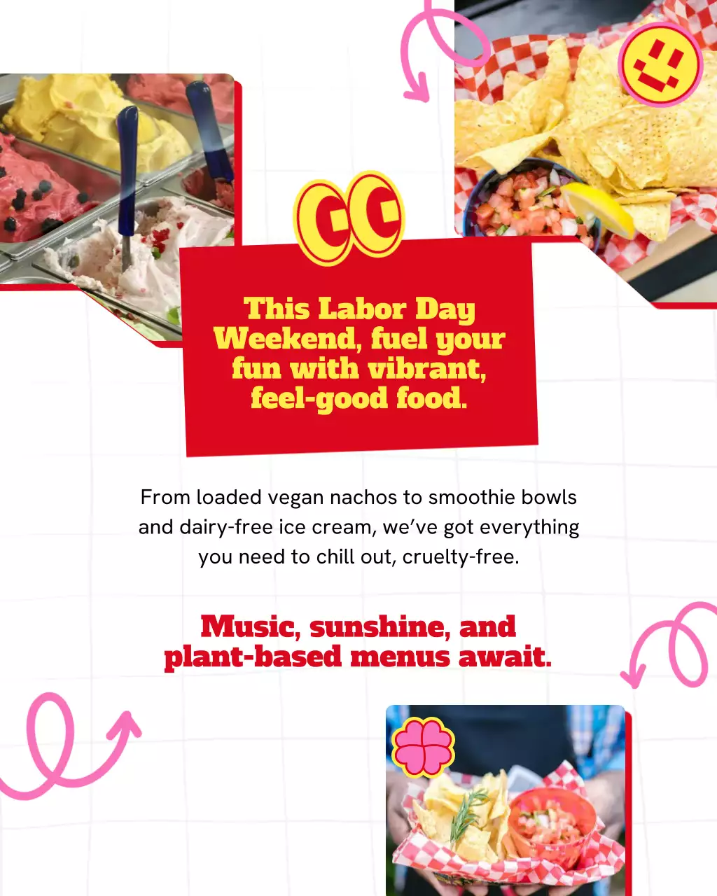 Red Trendy Food Promotion Instagram Post