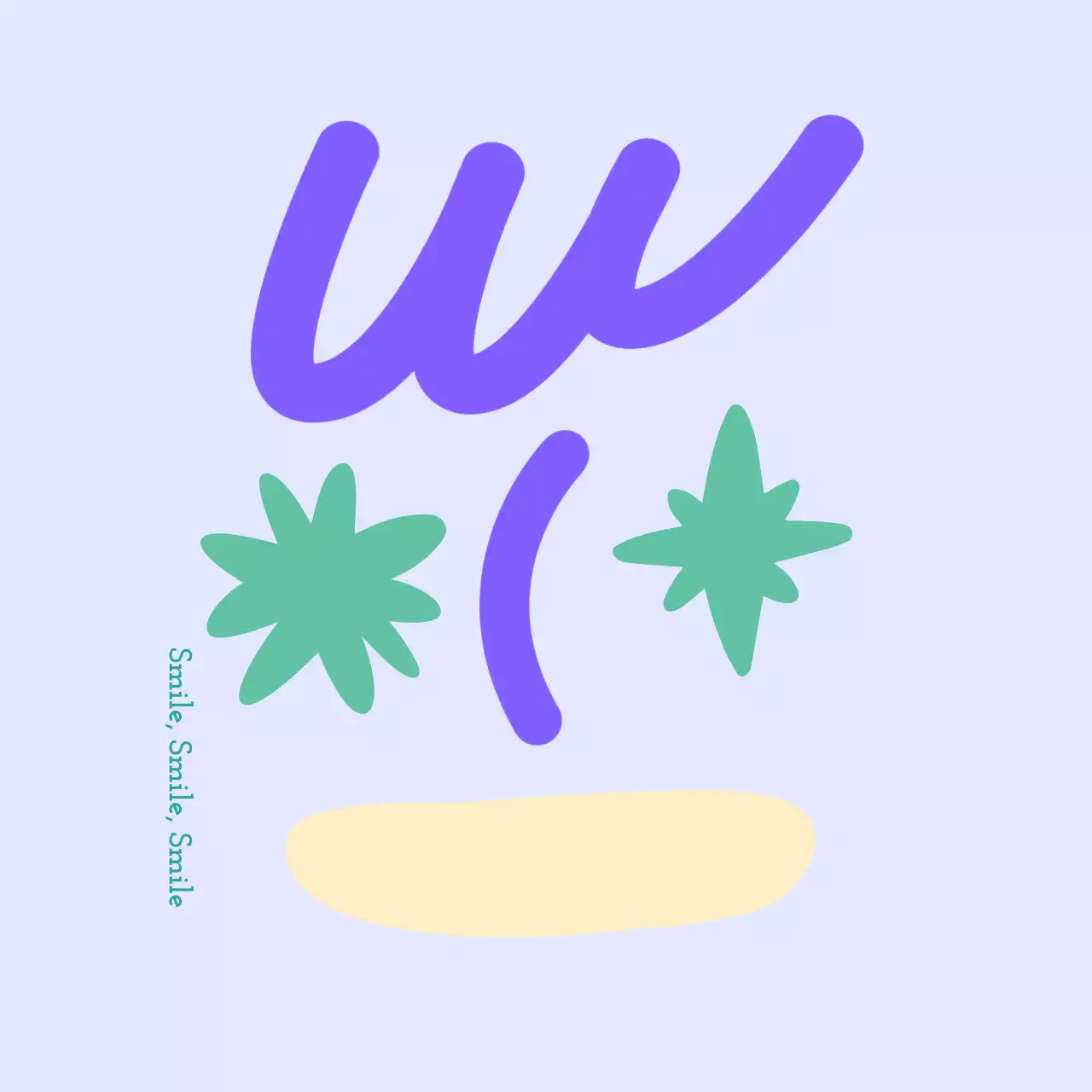 연보라 미니멀 추상화 홍보