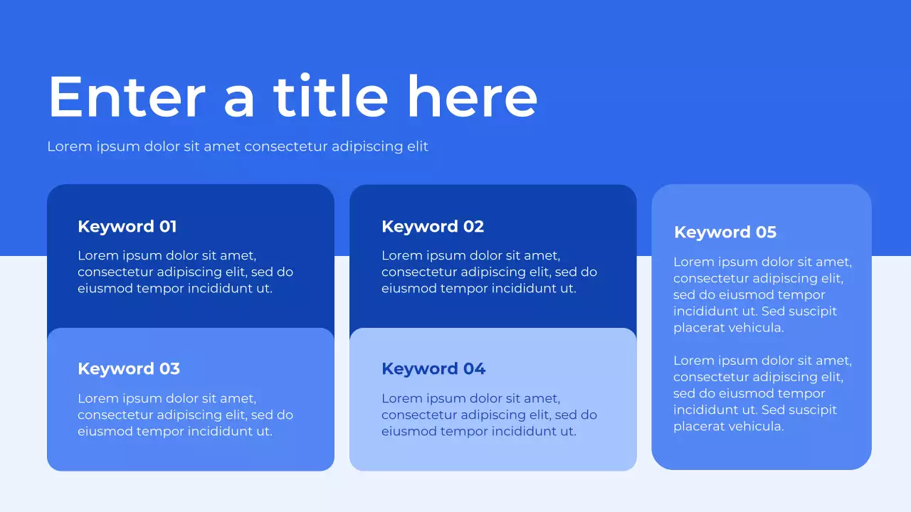 Blue Professional Finance Planner Presentation