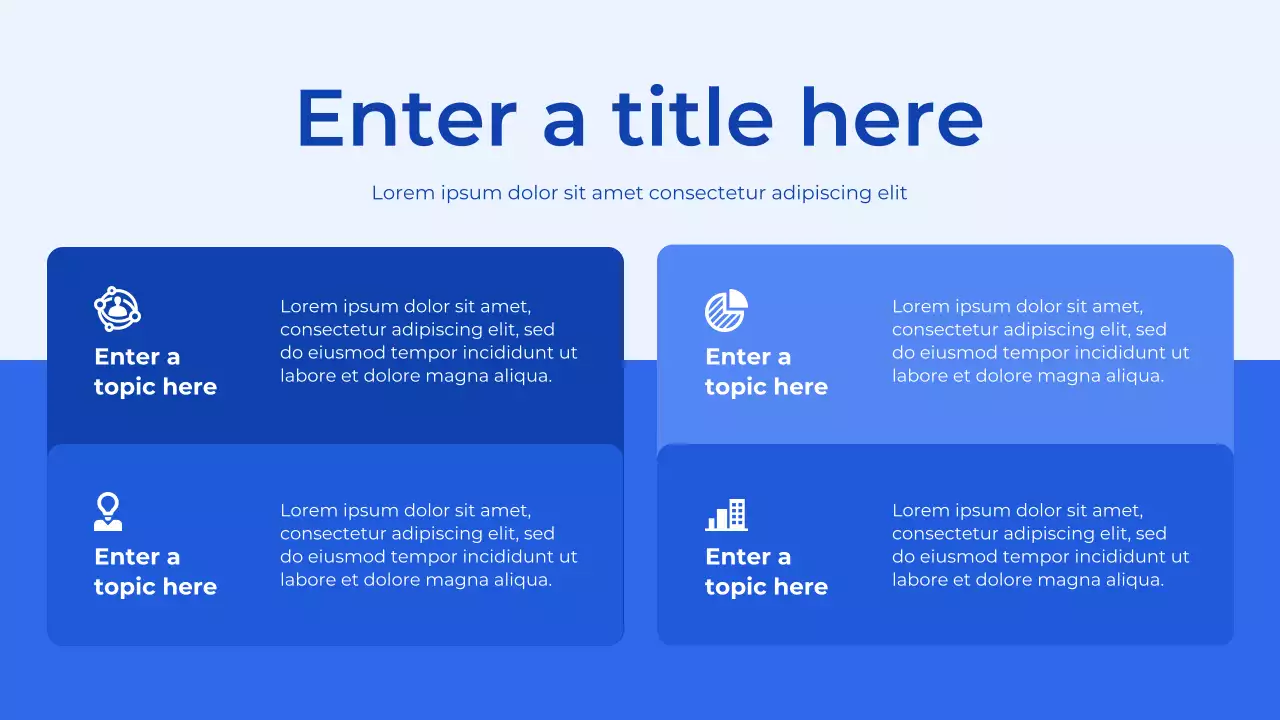 Blue Professional Finance Planner Presentation