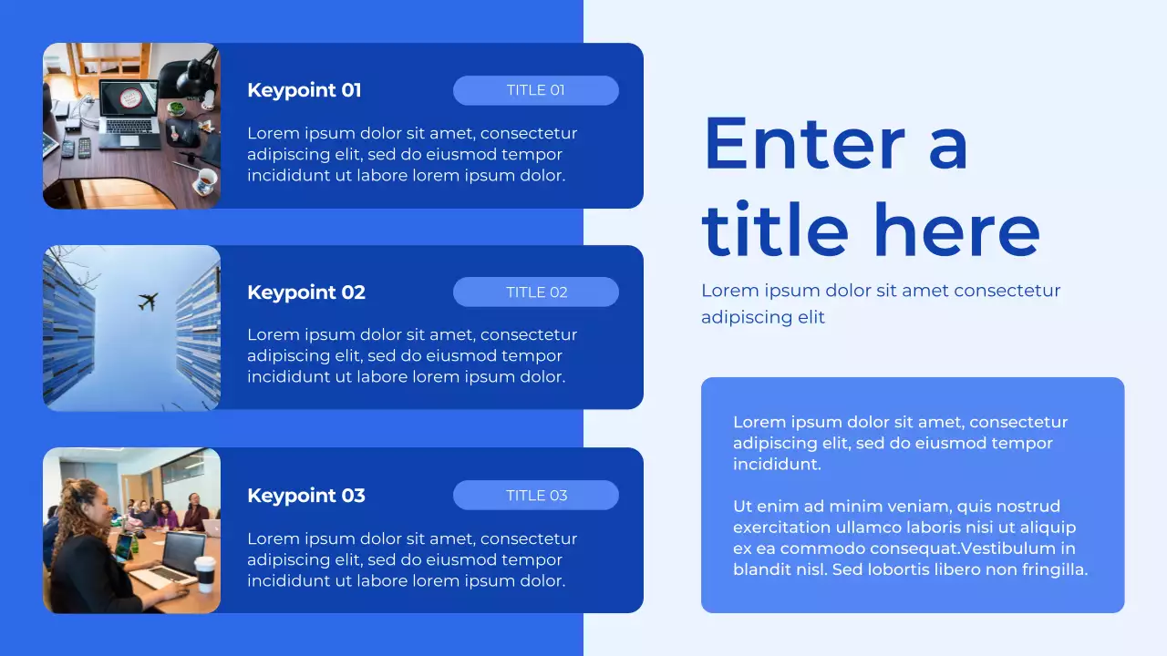 Blue Professional Finance Planner Presentation