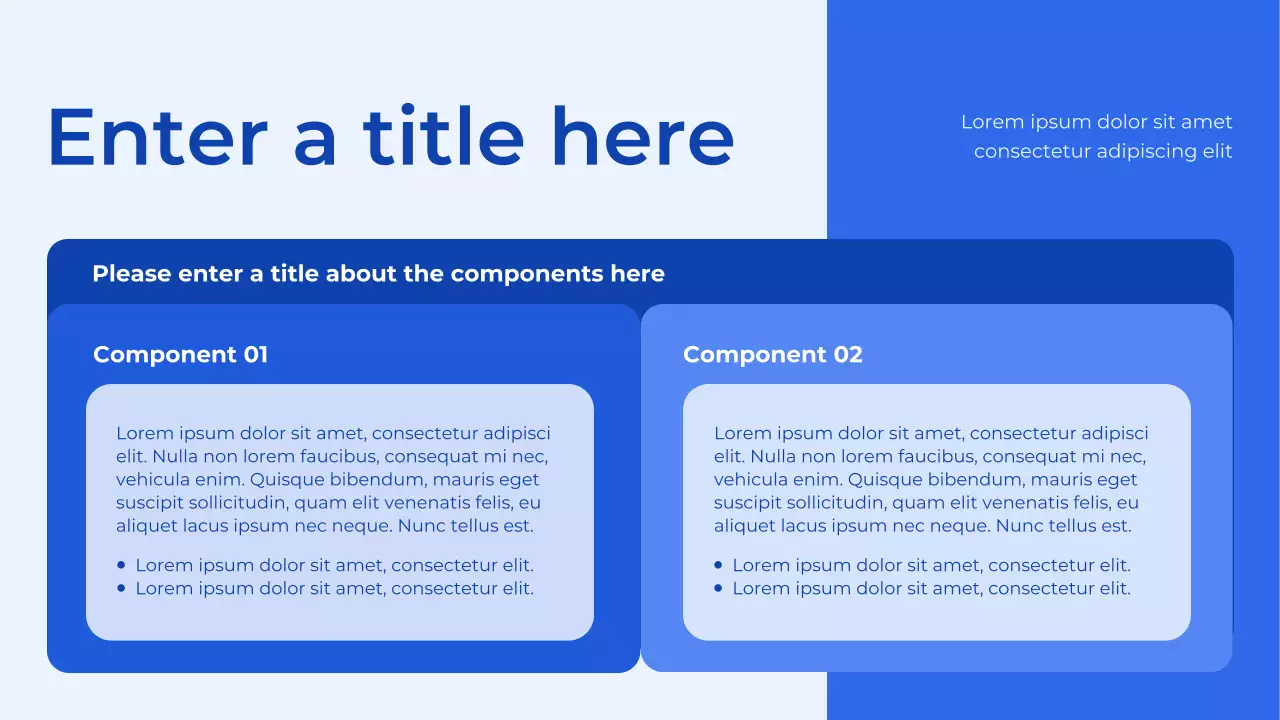Blue Professional Finance Planner Presentation