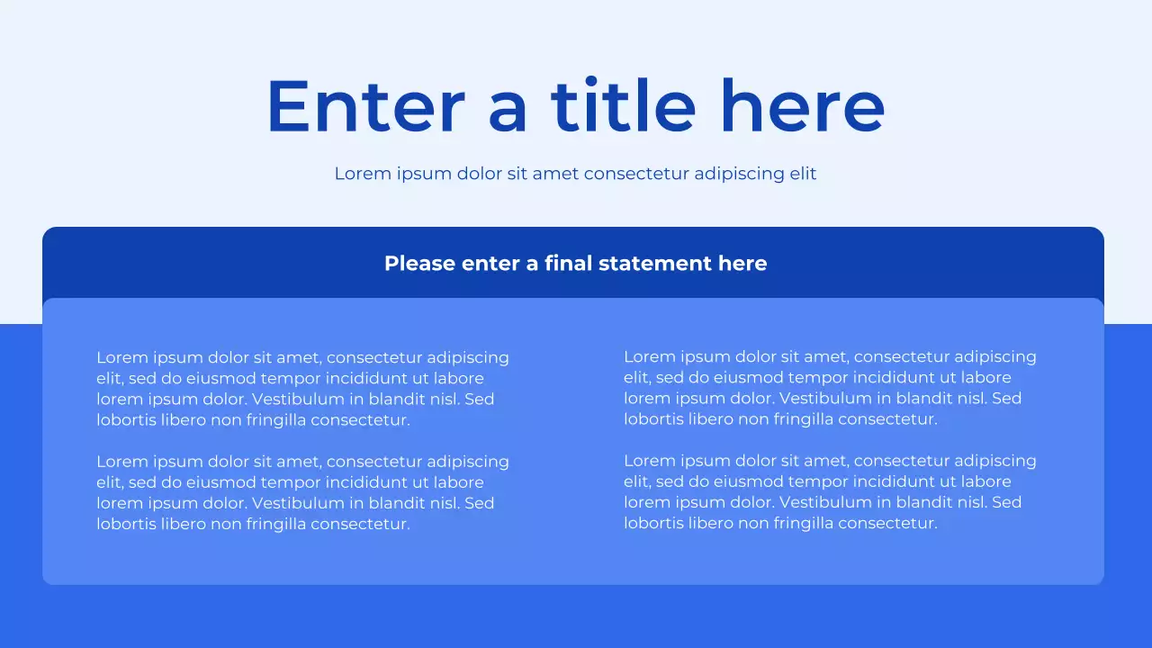 Blue Professional Finance Planner Presentation