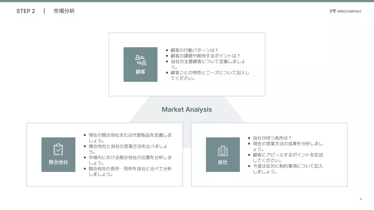 グレー シンプル ビジネス 提案書 プレゼンテーション