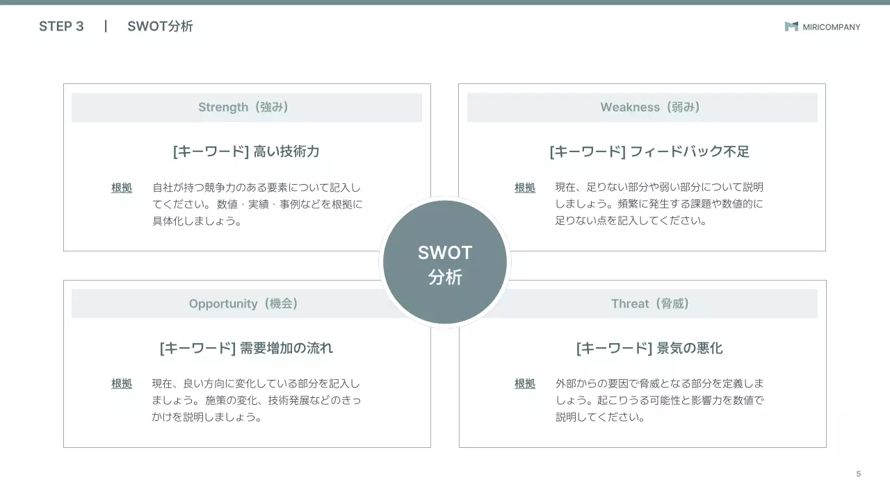 グレー シンプル ビジネス 提案書 プレゼンテーション