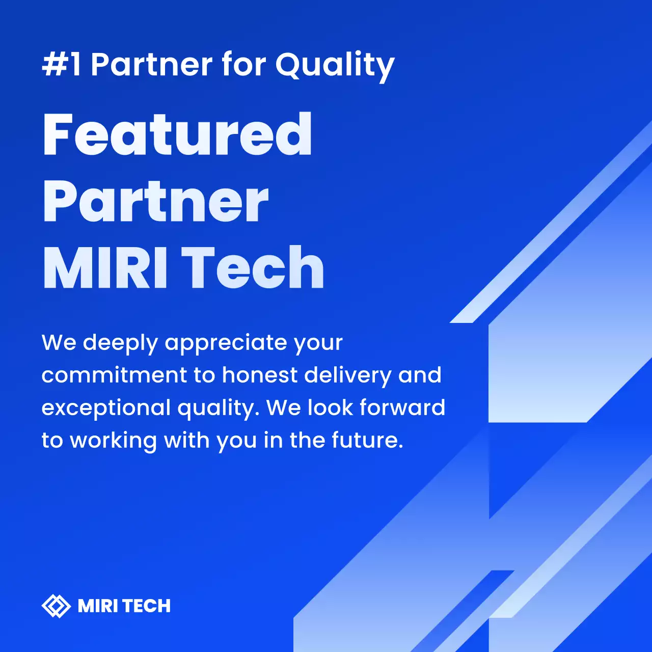 pengumuman kemitraan modern biru