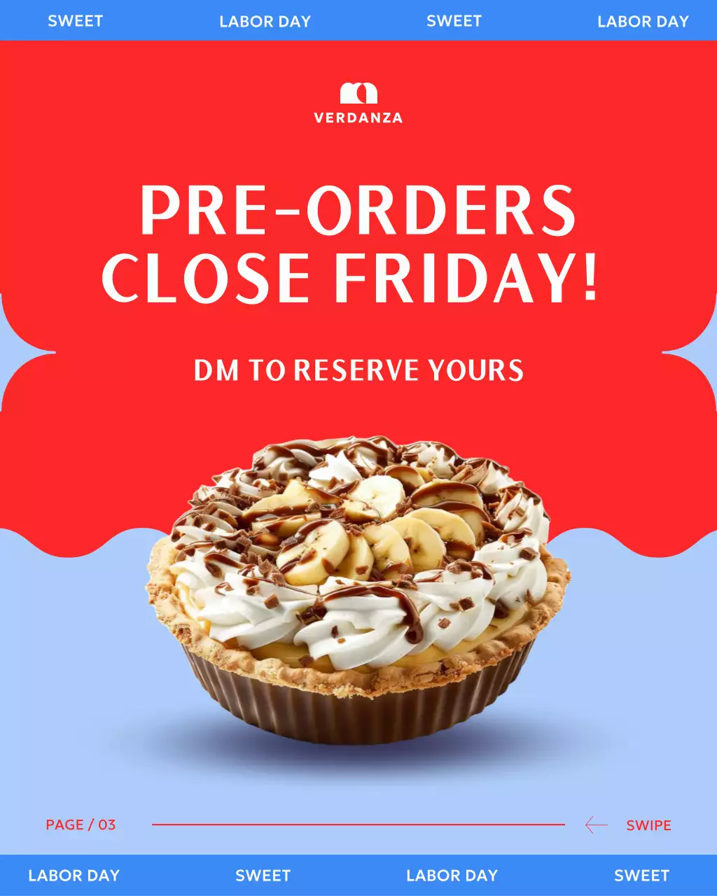 Purple Elegant Dessert Promotion Instagram Post