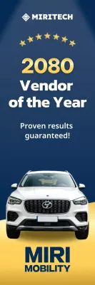 promoção de carro moderno azul