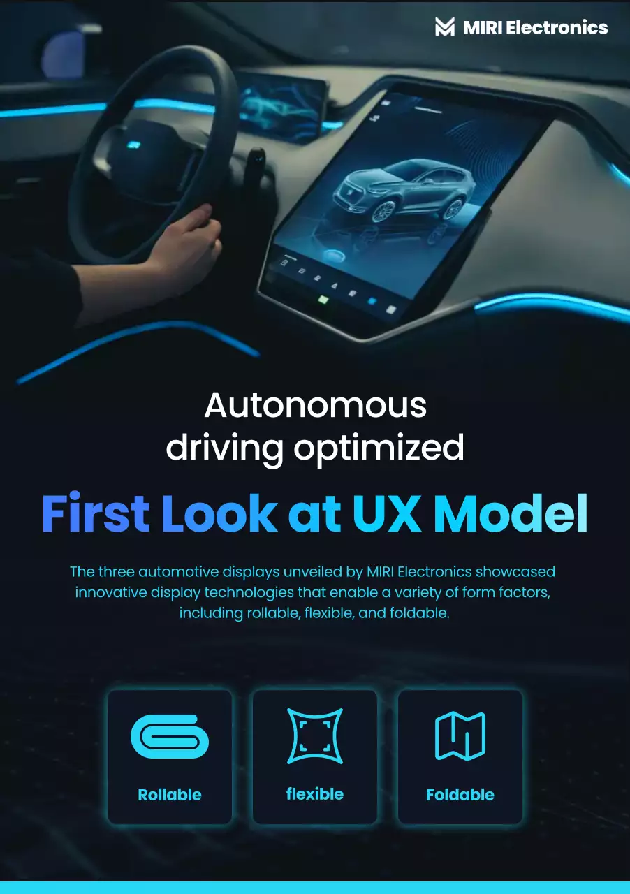 pengumuman otomotif modern biru