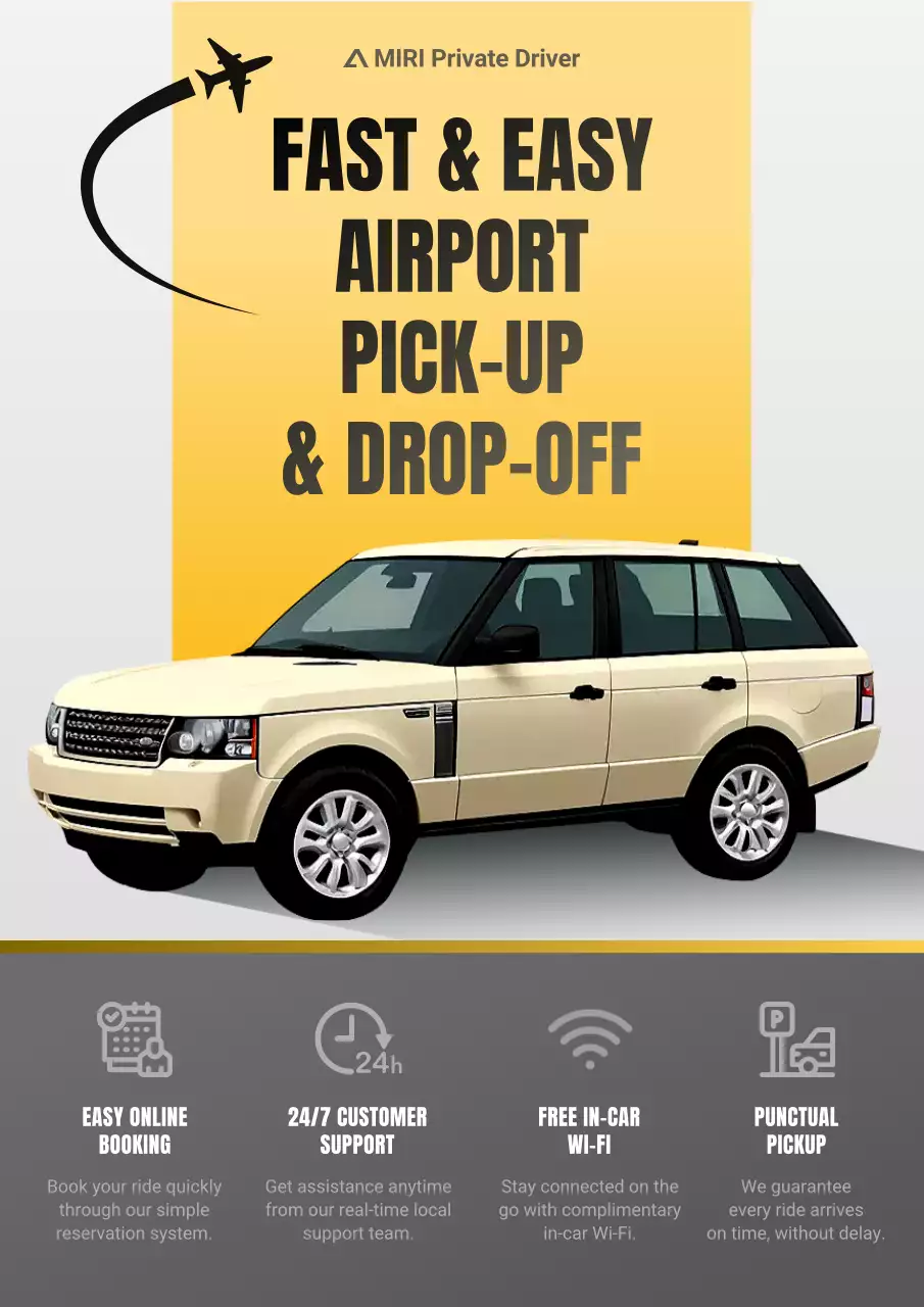 promoção de transporte moderno bege