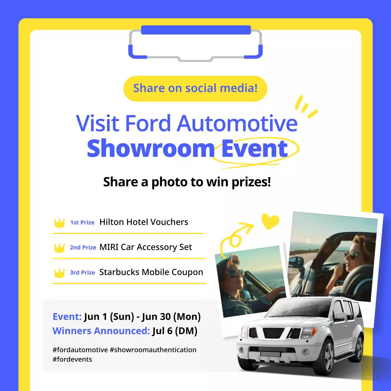 promosi otomotif modern biru