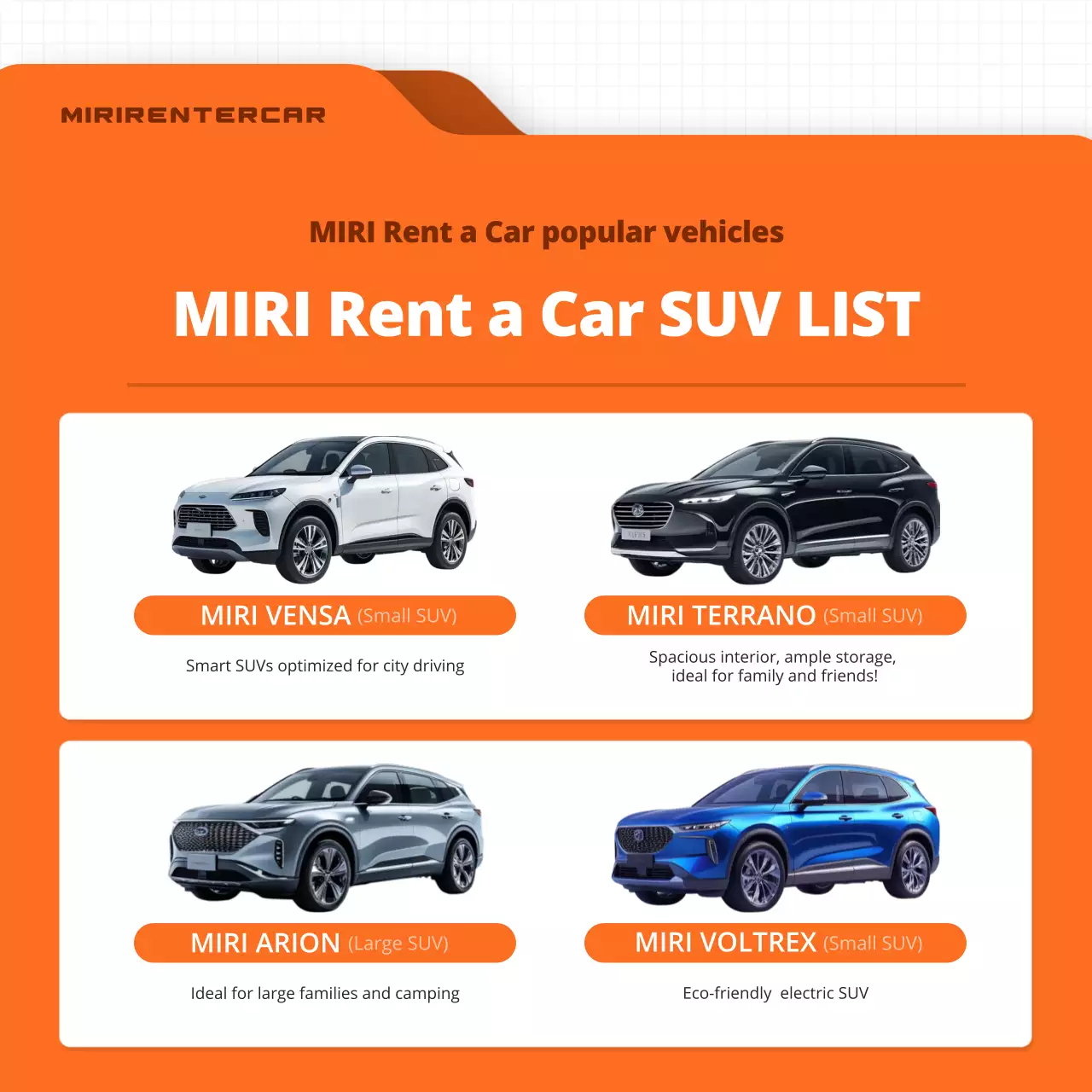 orange modern car promotion