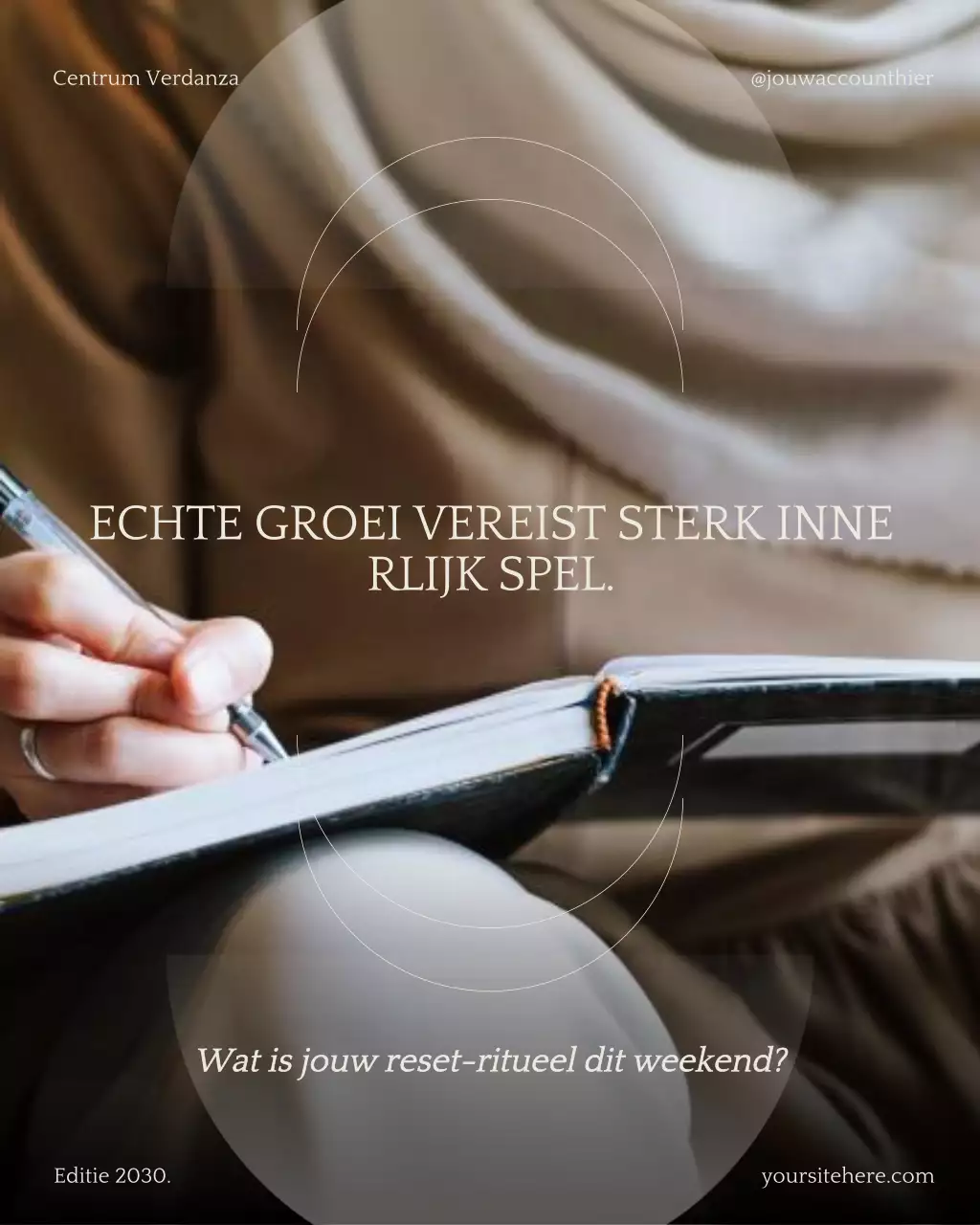 Beige Minimalist Wellness Guide Instagram-bericht