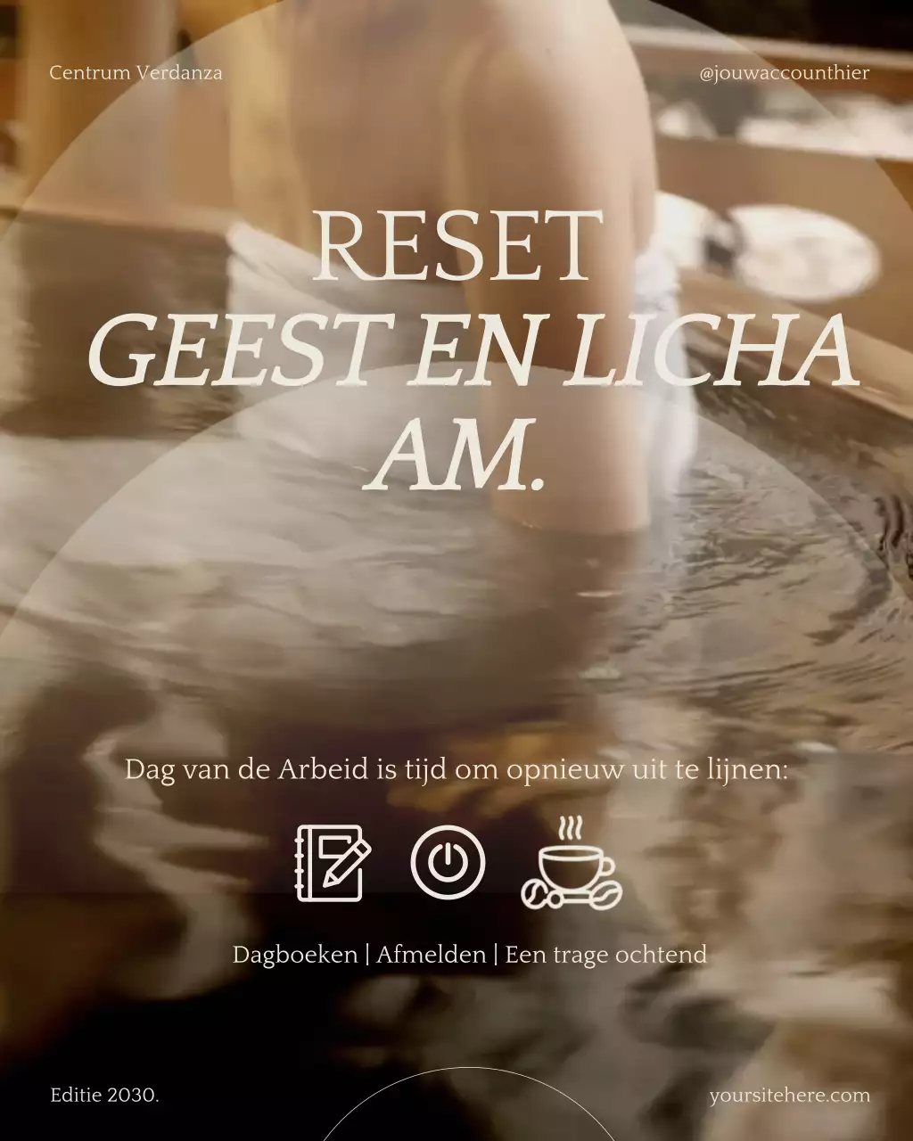 Beige Minimalist Wellness Guide Instagram-bericht