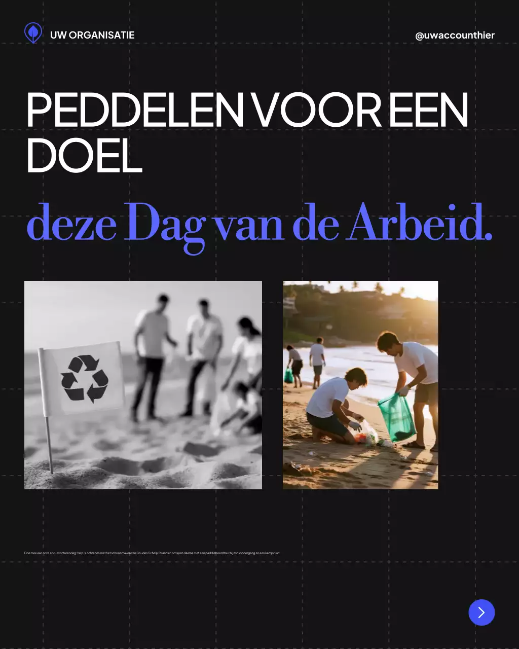 Beige Modern Beach Event Aankondiging Instagram Post