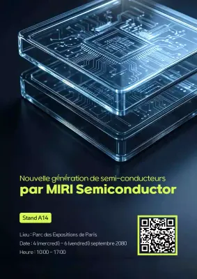 Exposition Black Modern Semiconductor