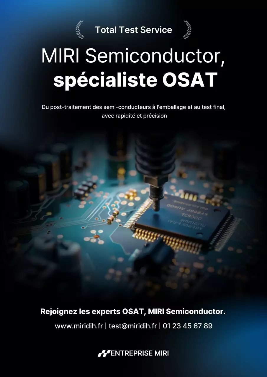 Publicité pour Black Modern Semiconductor