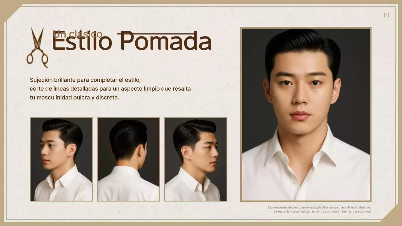 Catálogo de peinados clásicos negros