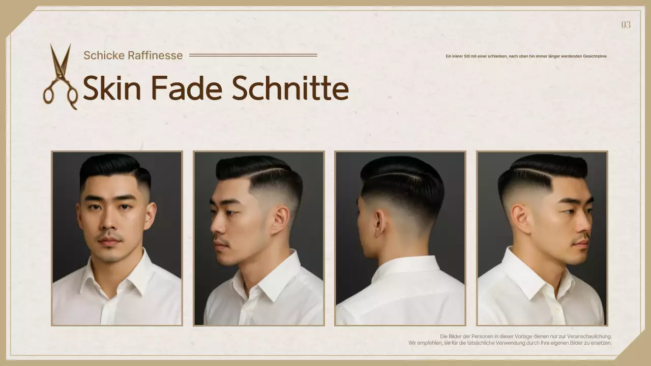Katalog klassischer schwarzer Frisuren