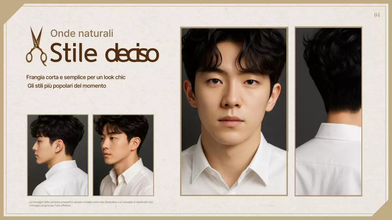 Catalogo di acconciature classiche nere