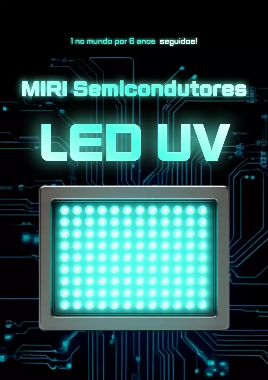 Anúncio de semicondutores modernos de néon