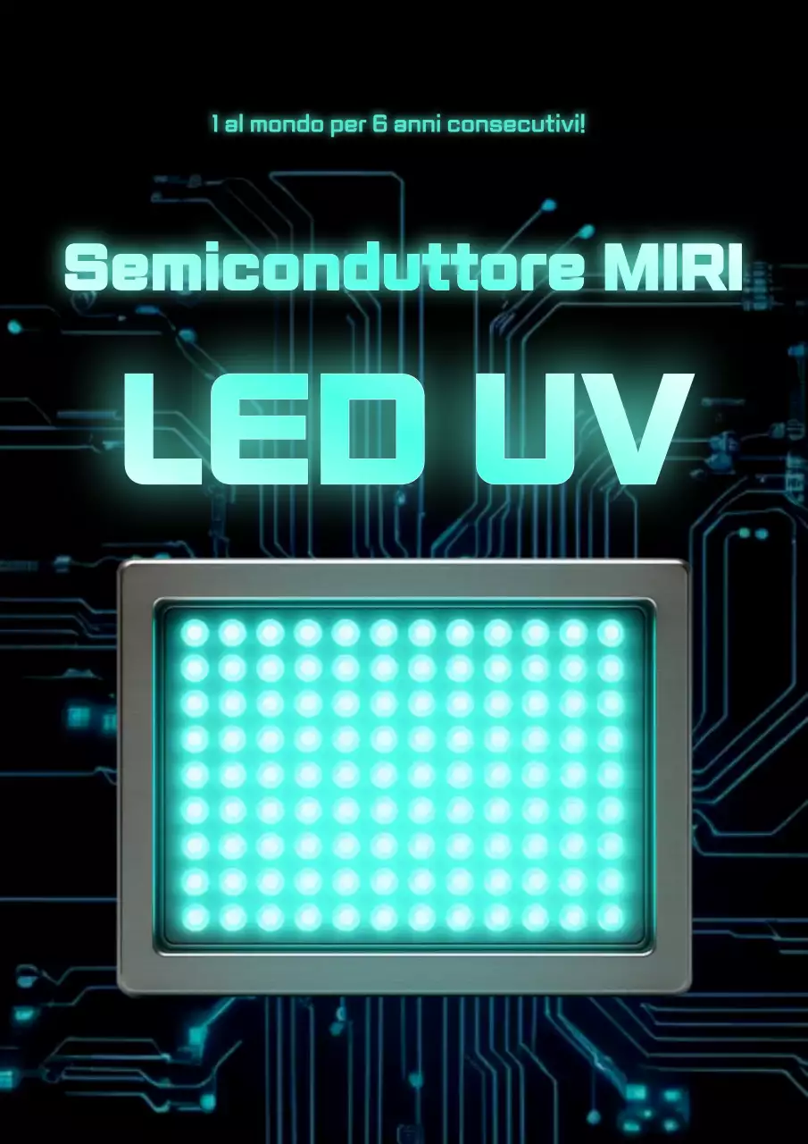 Pubblicità di semiconduttori moderni al neon