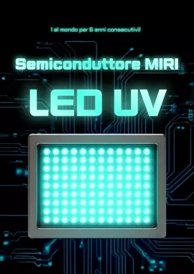 Pubblicità di semiconduttori moderni al neon