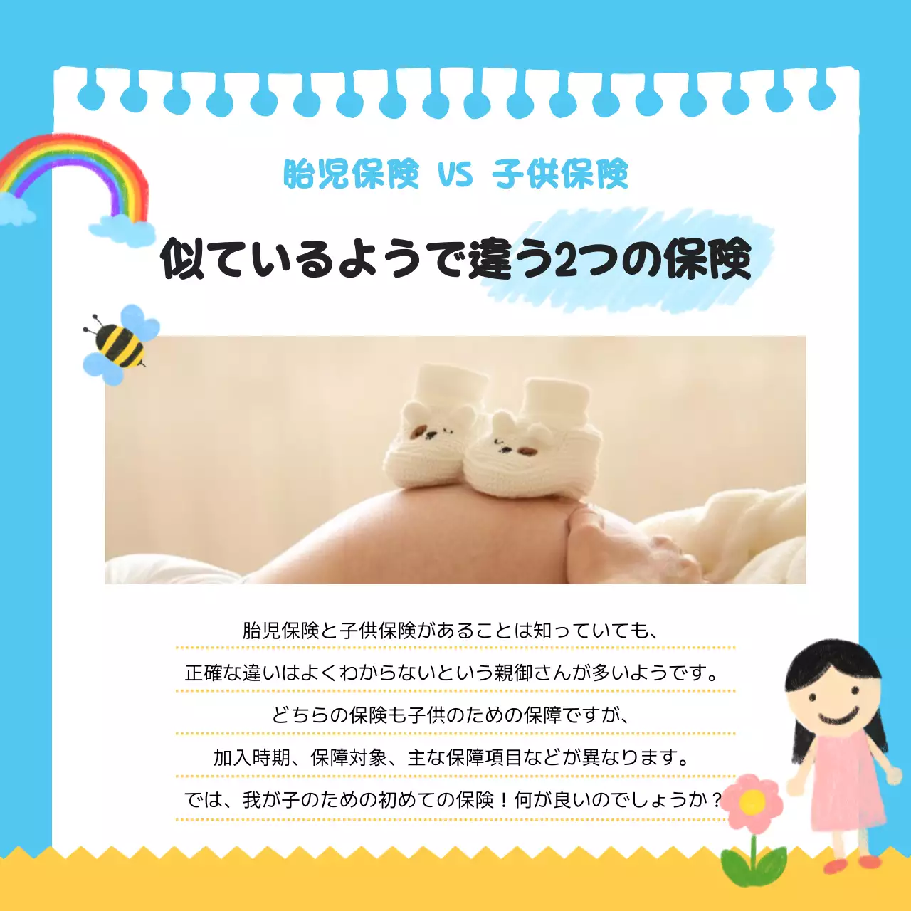 青 ポップ 保険 ポスター