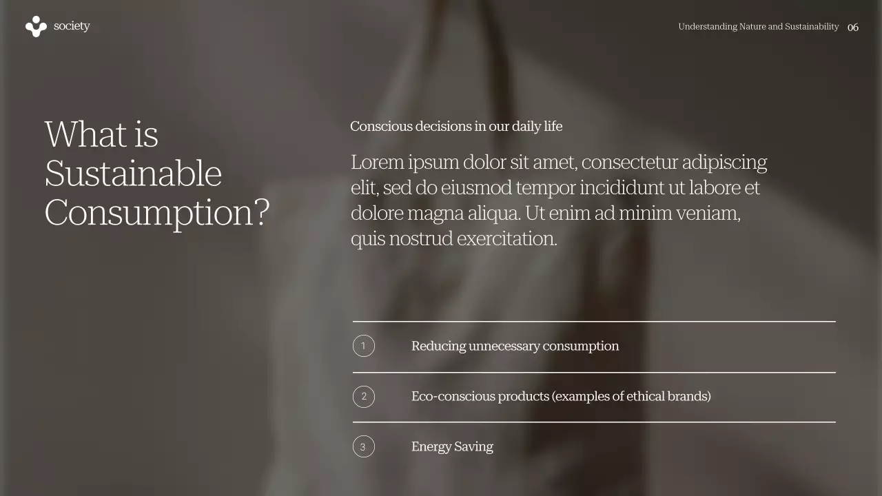 Green Minimal Sustainability Guide Presentation