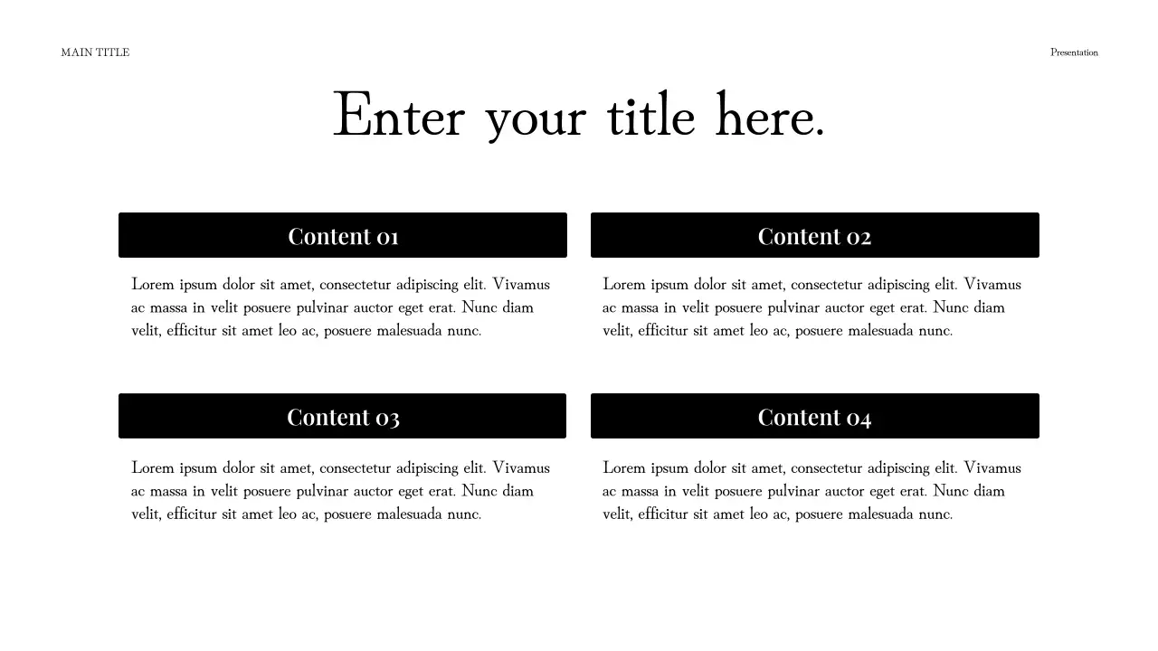 black modern fundraising document