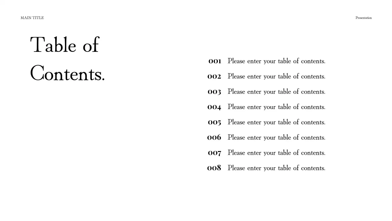 black modern fundraising document