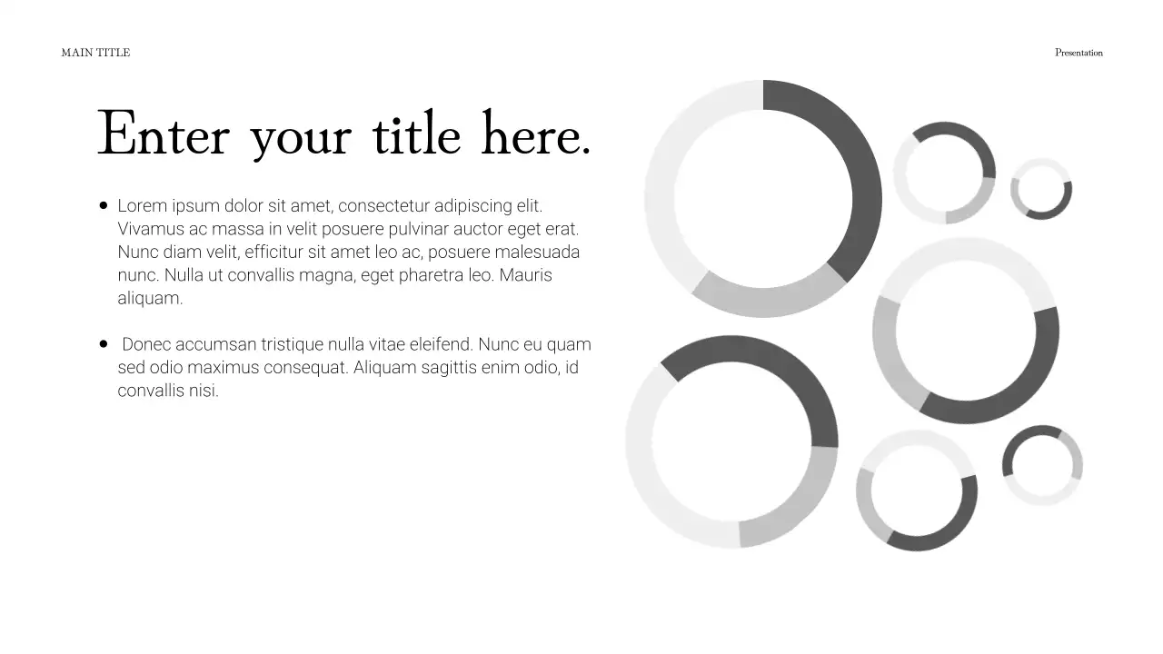 black modern fundraising document