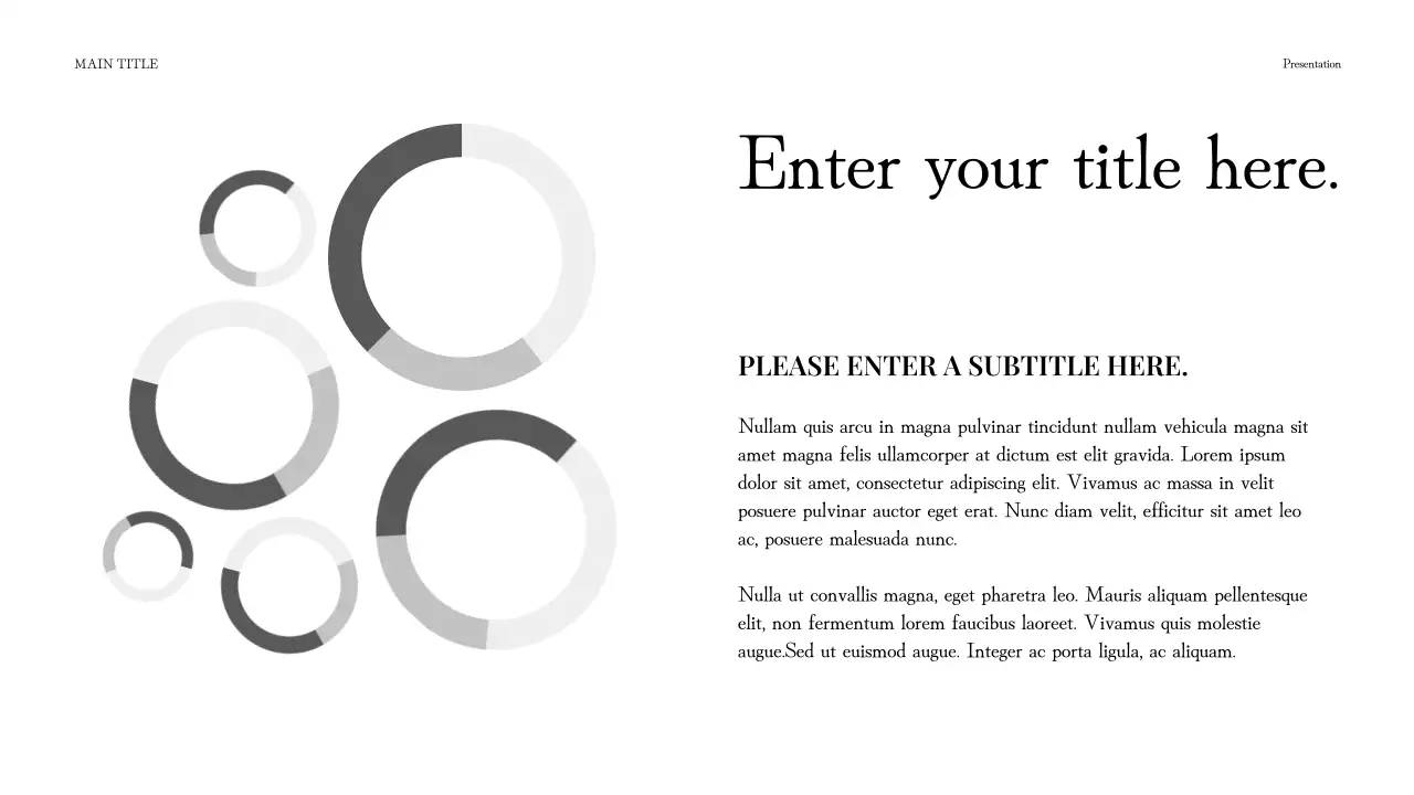 black modern fundraising document