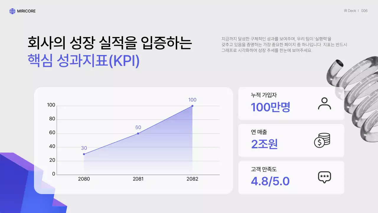 회색 모던 비즈니스 정보 전달 IR