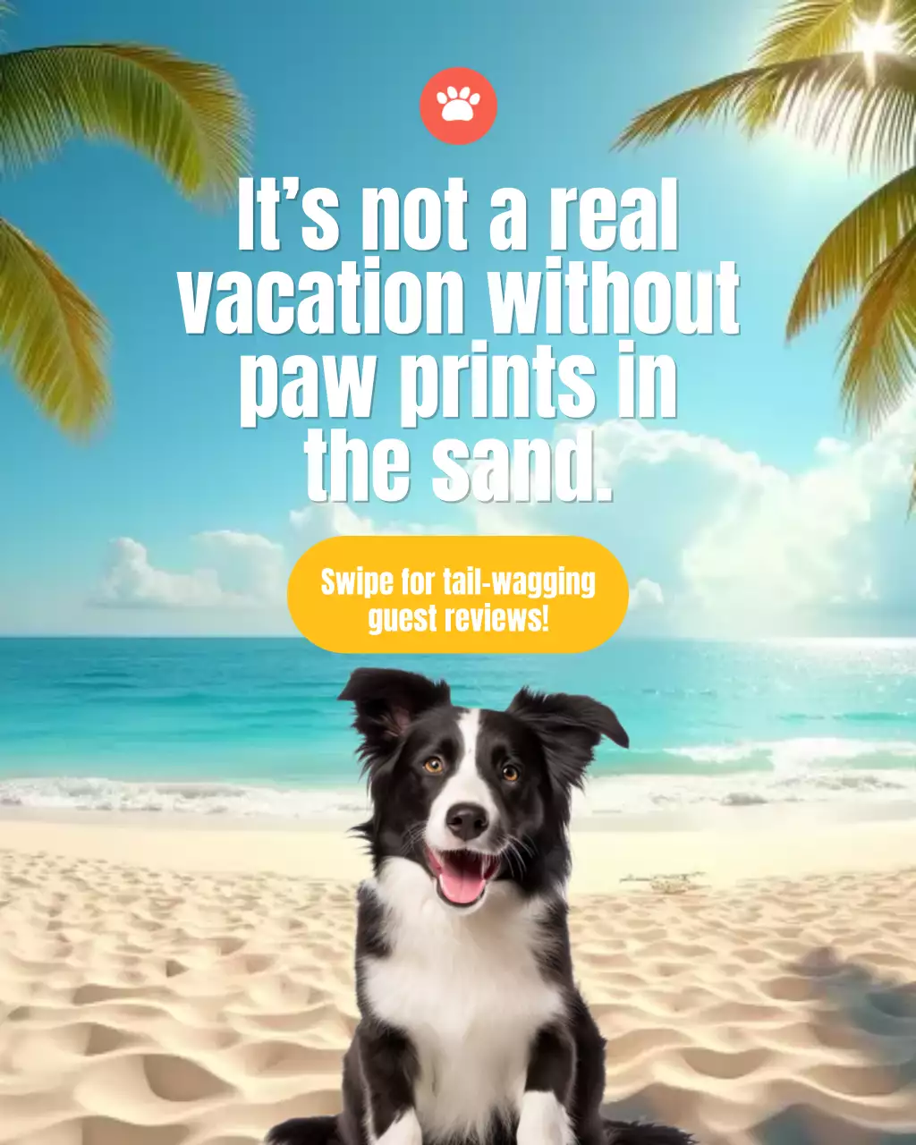 Blue Playful Dog Event Invitation Instagram Post