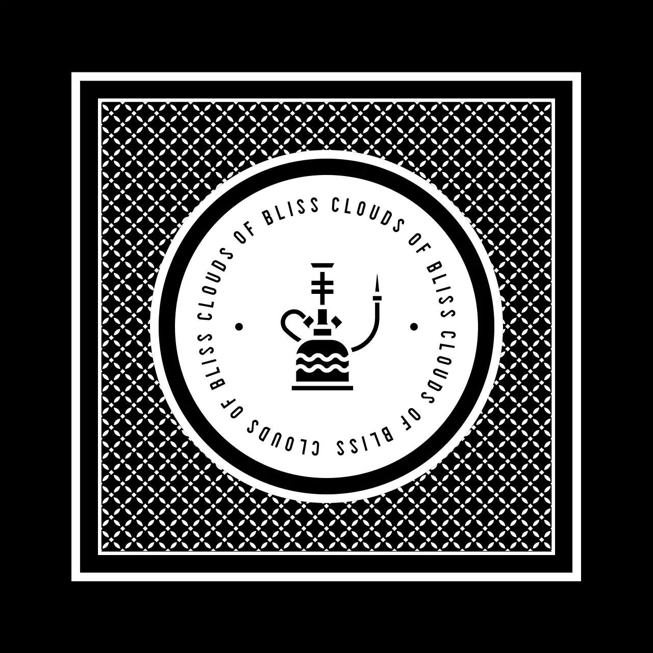 黒 モダン カフェ ロゴ 杯イラスト