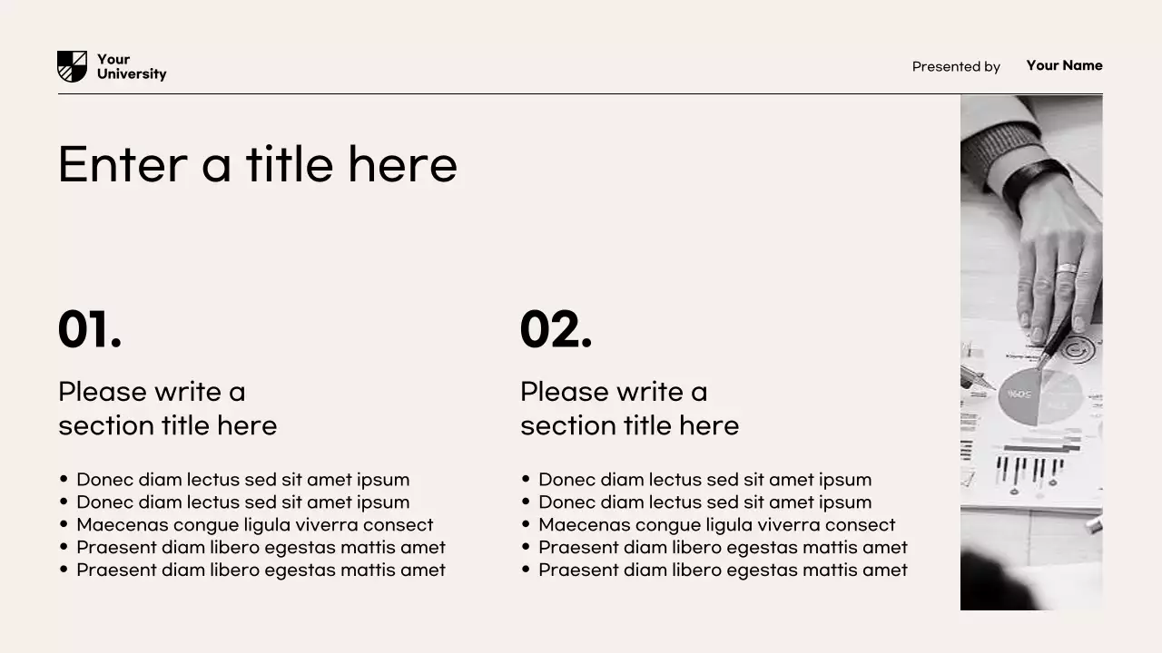 Yellow Modern Research Document Presentation