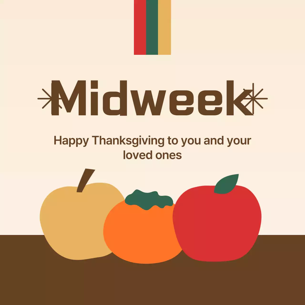 Salam tradisional Chuseok dengan buah