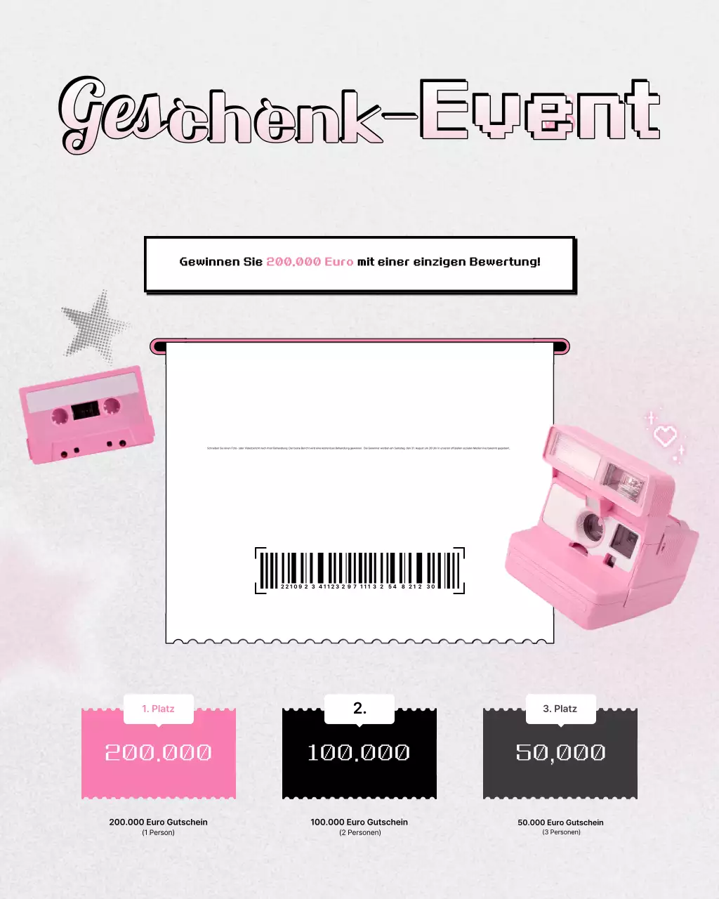 Pink Kitsch Hair Shop Aktion