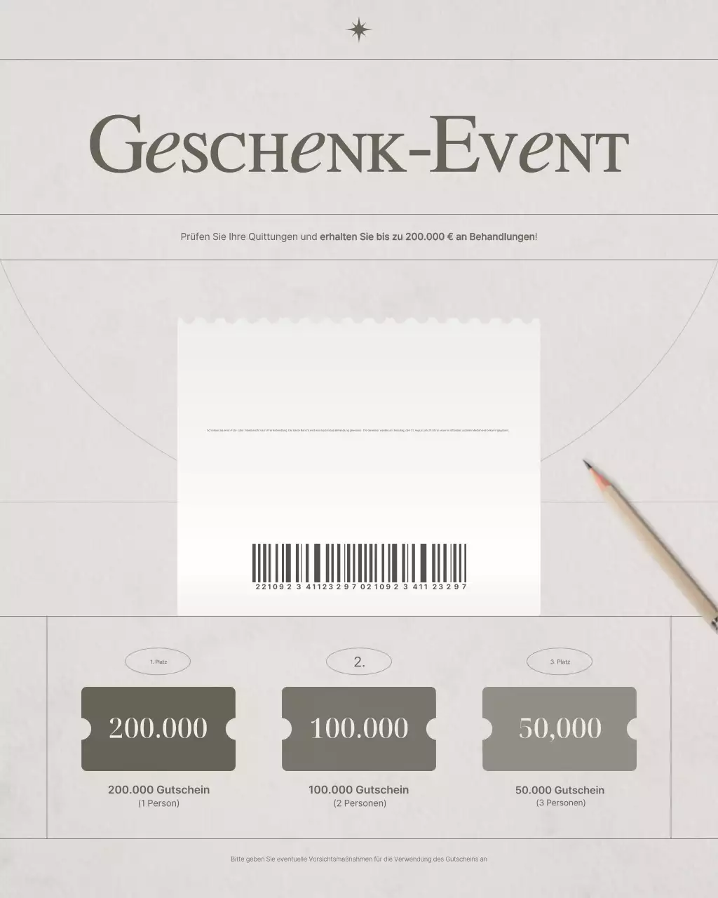 Beige Modern Beauty Blog-Werbung