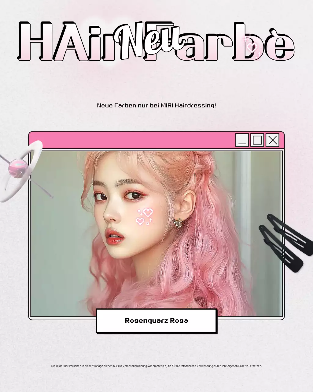 Pink Kitsch Hair Shop Aktion