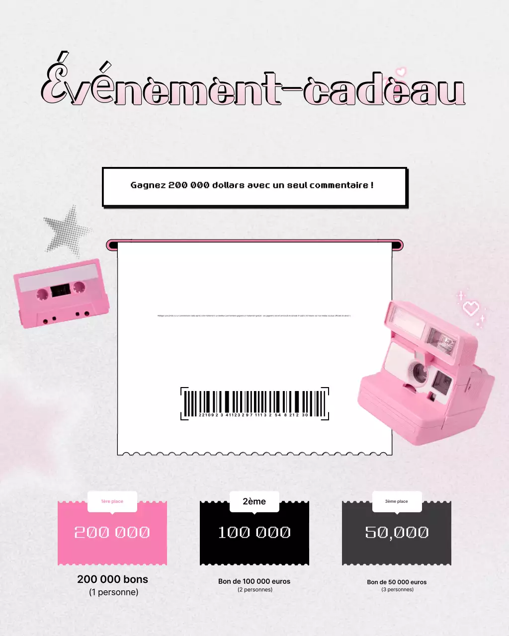 Promotion du salon de coiffure Pink Kitsch