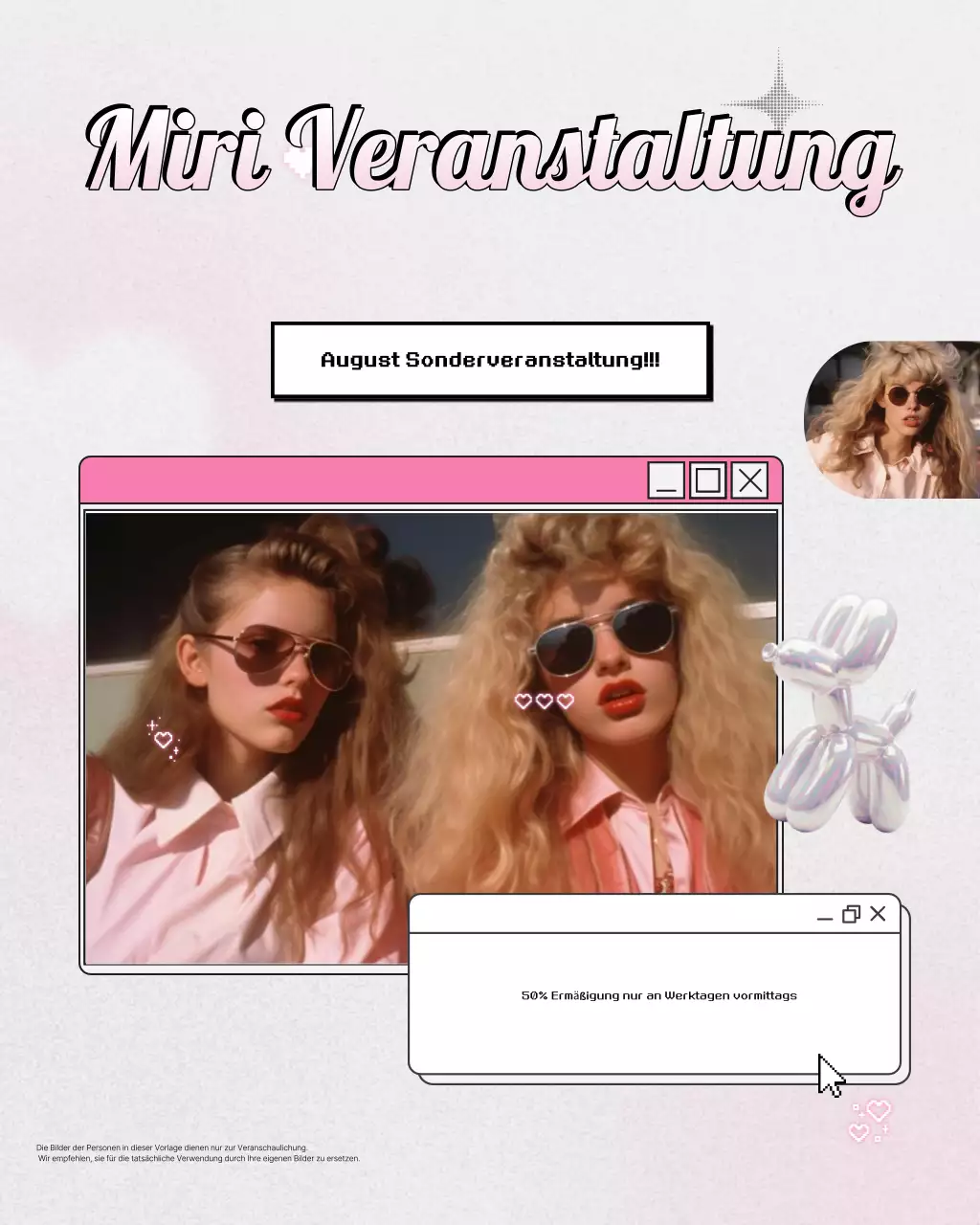 Pink Kitsch Hair Shop Aktion