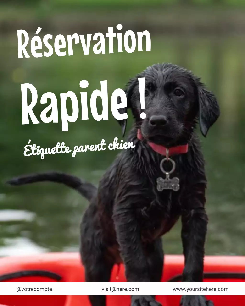 Publicité de voyage ludique jaune sur Instagram