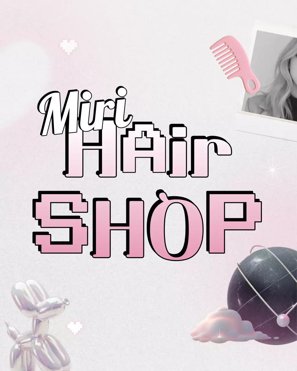 Pink Kitsch Hair Shop Aktion