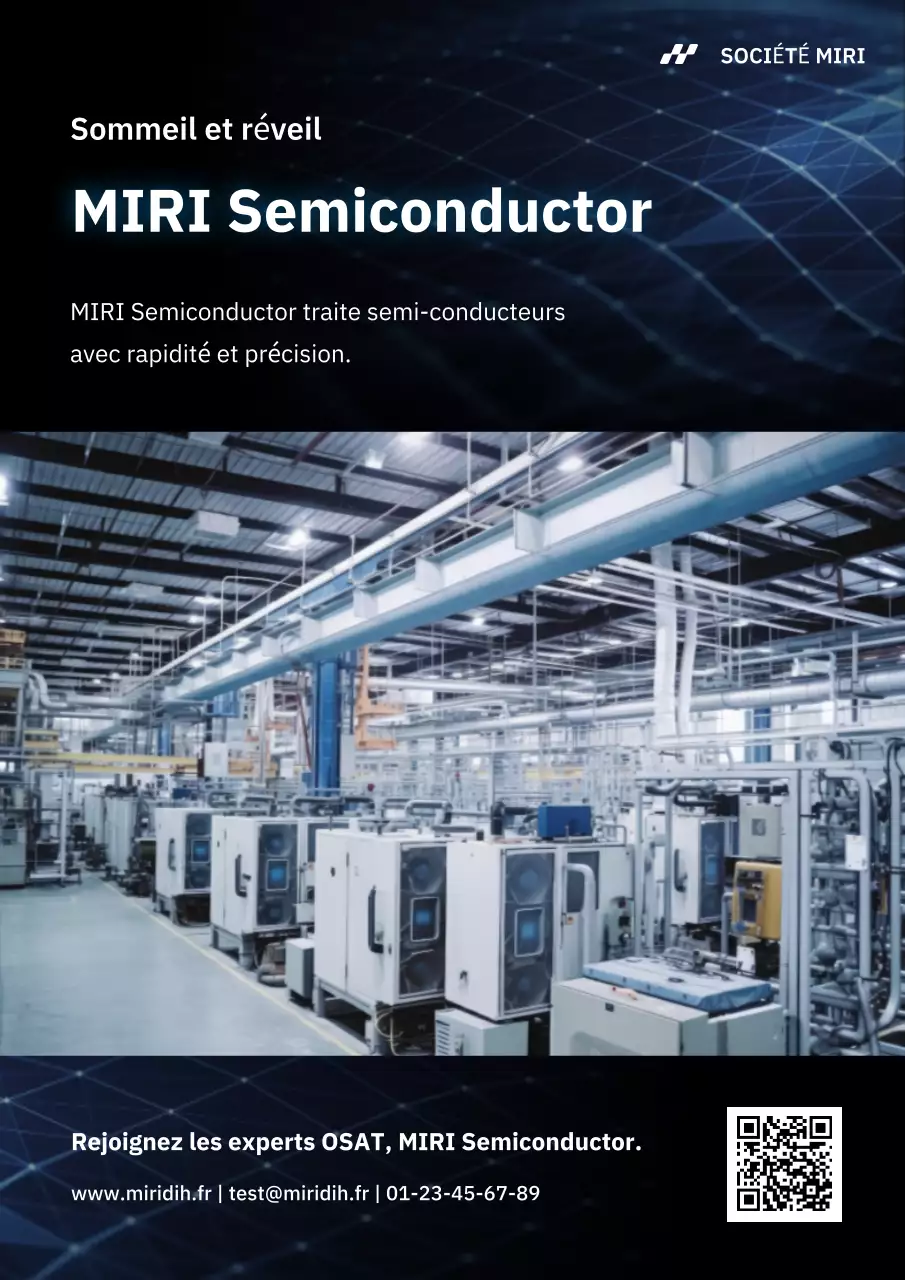 Publicité Blue Modern Semiconductor